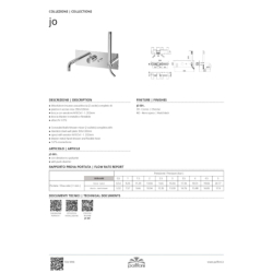 Bateria wannowa podtynkowa Joker chrom PAFFONI RUBINETTERIE JK001CR