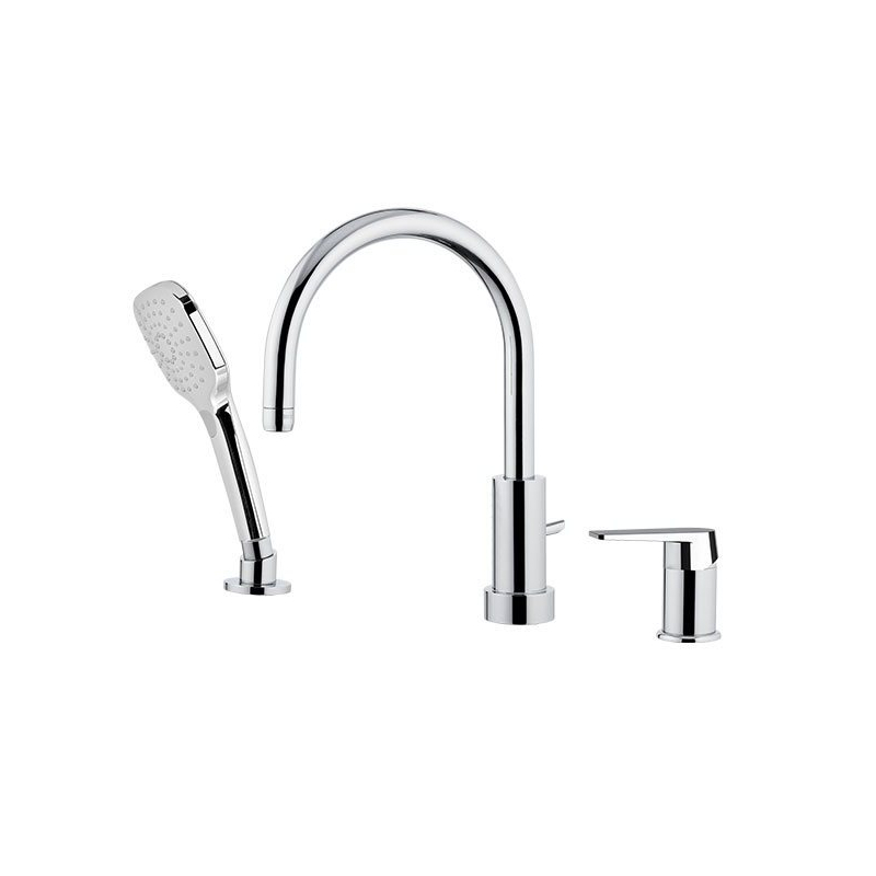 Bateria wannowa 3-otworowa Dream chrom DANIEL RUBINETTERIE DR691CR