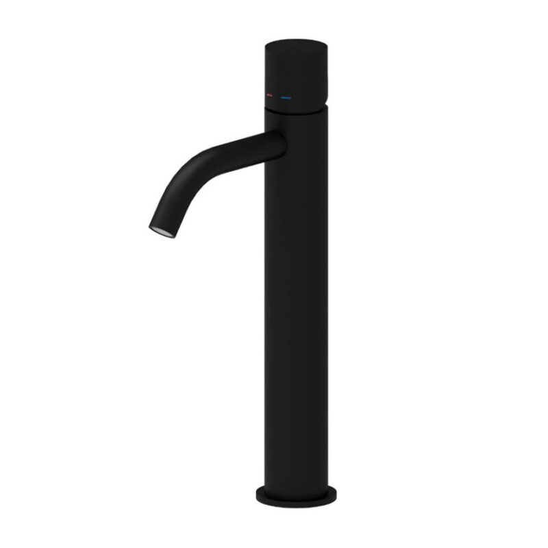 Bateria umywalkowa wysoka (bez korka) Light czarny mat PAFFONI RUBINETTERIE LIGX081NO