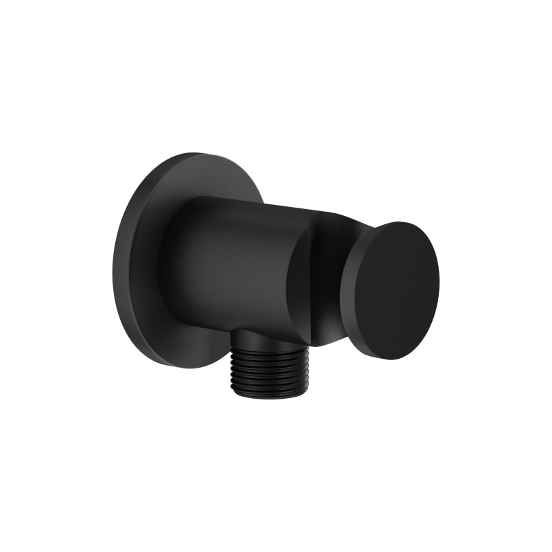 Uchwyt 2w1 okrągły Akcesoria czarny mat PAFFONI RUBINETTERIE ZSUP031NO