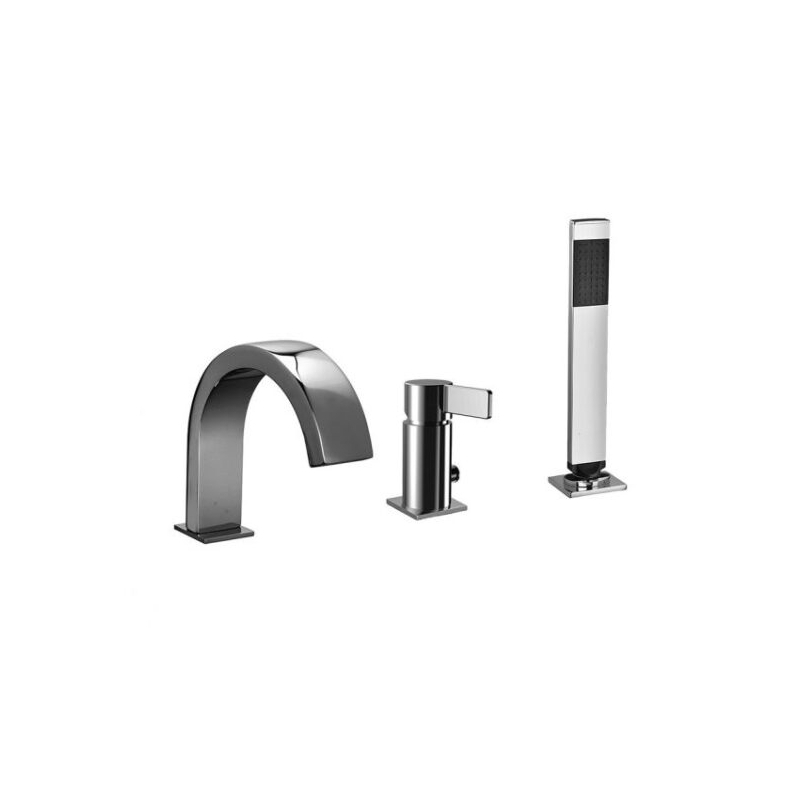 Bateria wannowa 3-otworowa Rock chrom PAFFONI RUBINETTERIE RO040CR