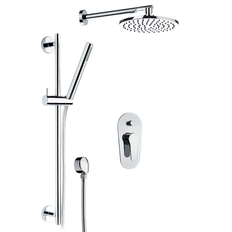 Zestaw natryskowy podtynkowy omega Omega chrom DANIEL RUBINETTERIE OM614ZCR