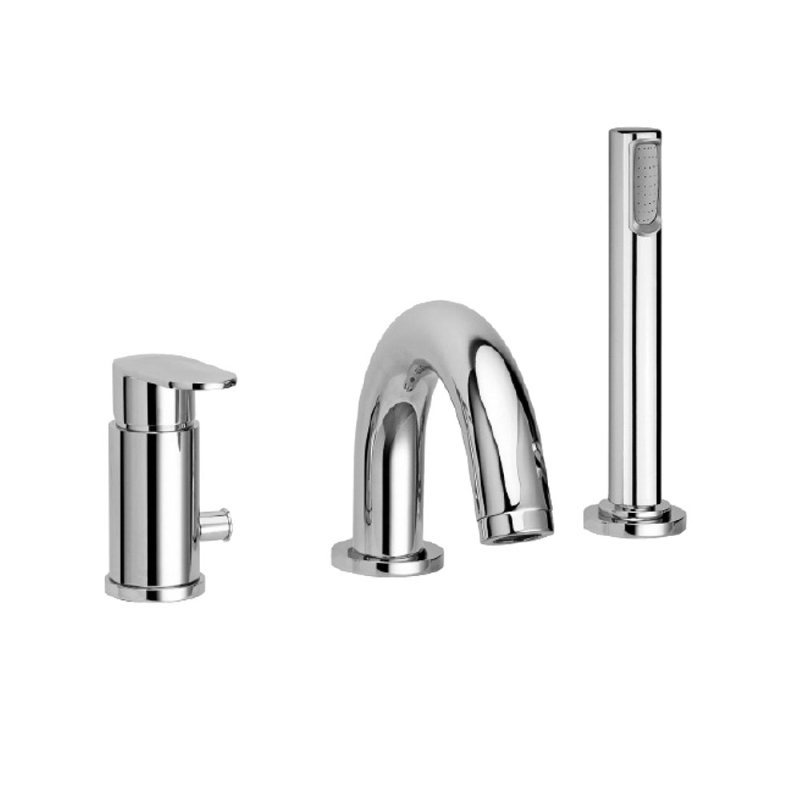 Bateria wannowa 3-otworowa Candy chrom PAFFONI RUBINETTERIE CA040CR