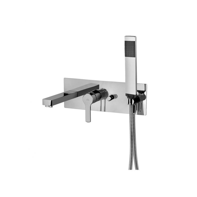 Bateria wannowa podtynkowa zespolona West chrom PAFFONI RUBINETTERIE WS001CR