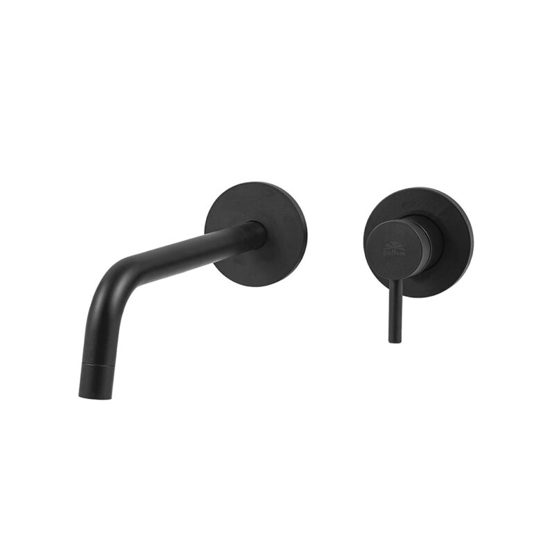 Bateria umywalkowa podtynkowa 178mm Light czarny mat PAFFONI RUBINETTERIE LIG105NO70