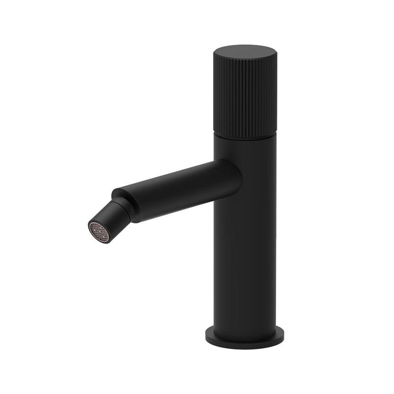 Bateria bidetowa stojąca (bez korka) Jo czarny mat PAFFONI RUBINETTERIE JO131NO