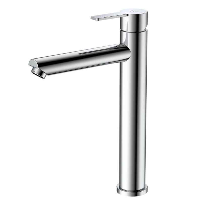 Bateria umywalkowa stojąca wysoka - nablatowa Mistella chrom AVAPAX ABMI131111