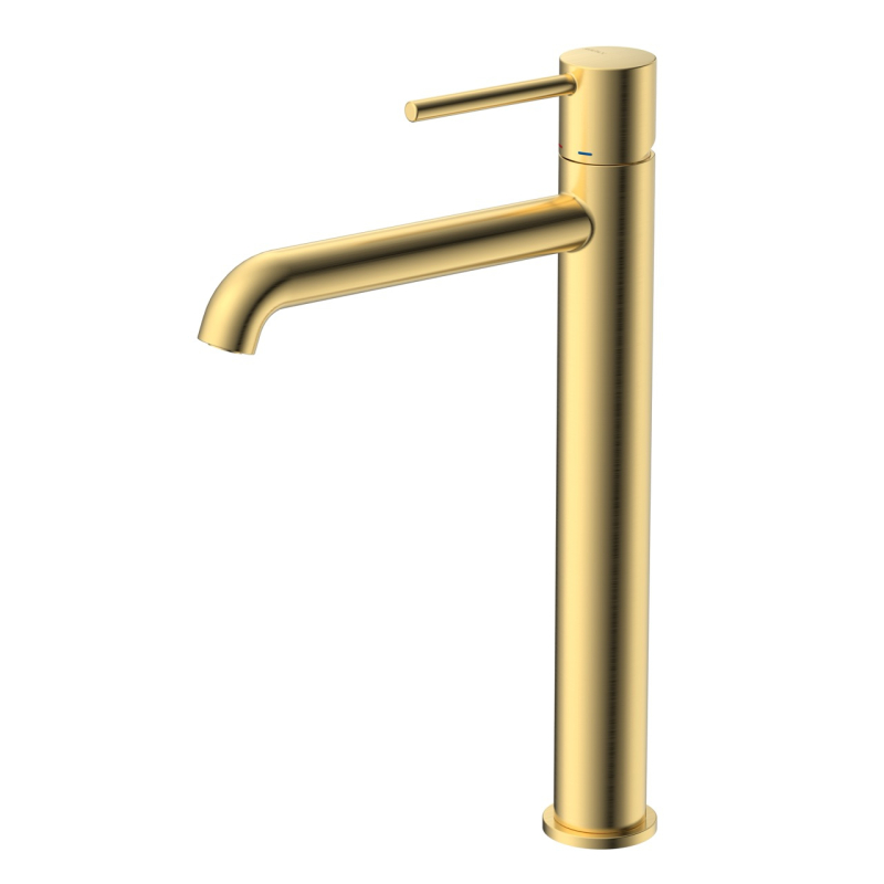 Bateria umywalkowa stojąca wysoka - nablatowa Ultimate złoty AVAPAX ABUL131211