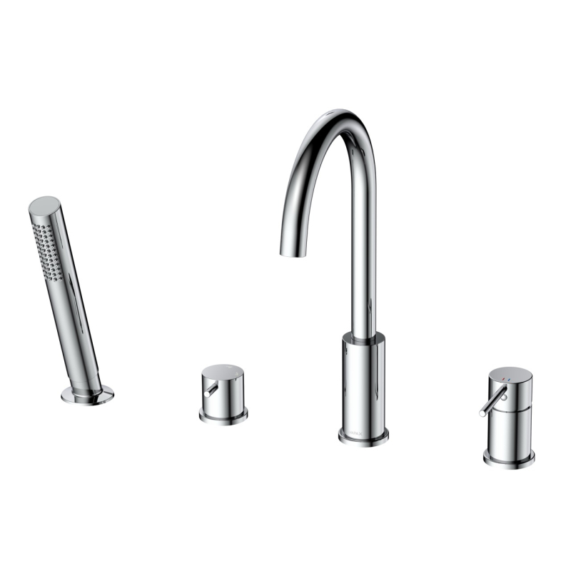 Bateria wannowa 4-otworowa Ultimate chrom AVAPAX ABUL241121