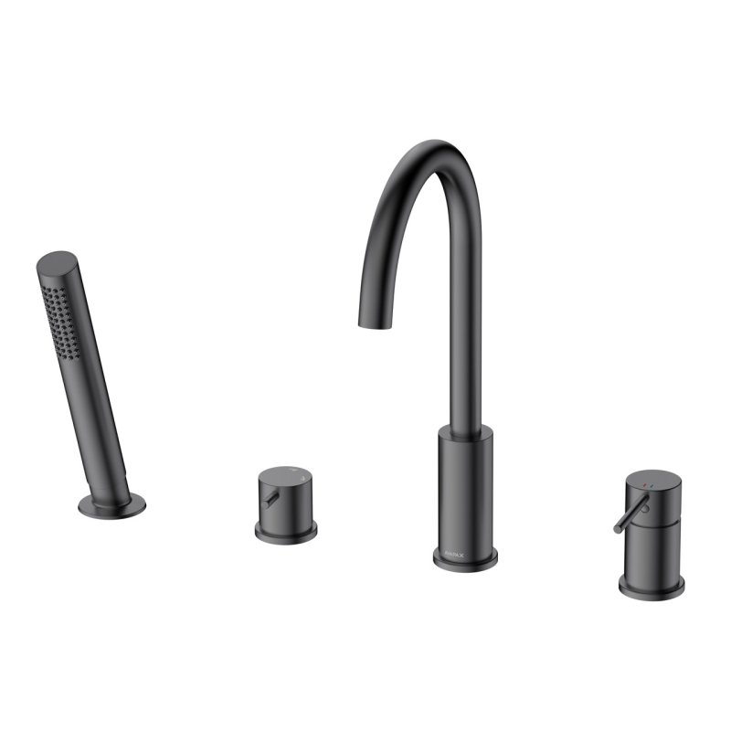 Bateria wannowa 4-otworowa Ultimate gun metal AVAPAX ABUL241421