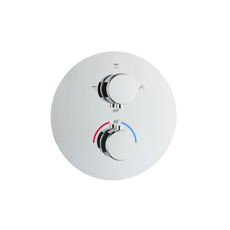 Bateria prysznicowo wannowa podtynkowa trzyfunkcyjna termostatyczna Thermo chrom AVAPAX ABTH5311T1