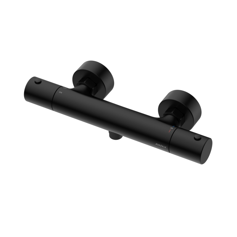 Bateria prysznicowa termostatyczna Thermo czarny AVAPAX ABTH3013T1