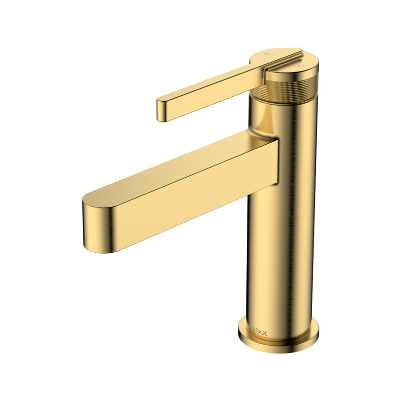 Bateria umywalkowa stojąca Aurevo złoty AVAPAX ABAU111211