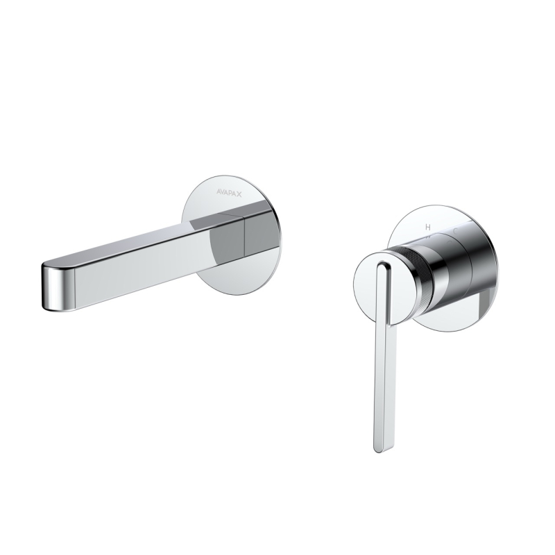 Bateria umywalkowa podtynkowa Aurevo chrom AVAPAX ABAU141111