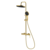Deszczownica z baterią prysznicową dwufunkcyjną Aurevo złoty AVAPAX ADAU621221