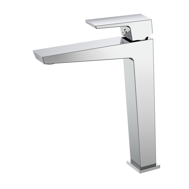 Bateria umywalkowa stojąca wysoka - nablatowa Vellano chrom AVAPAX ABVE131111