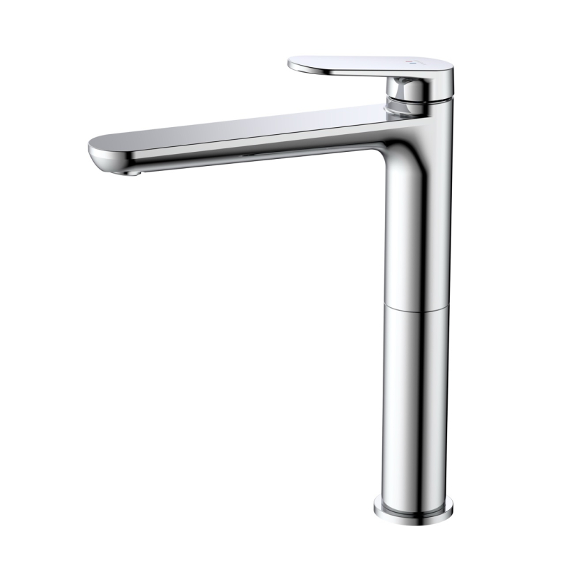 Bateria umywalkowa stojąca wysoka - nablatowa Lunepo chrom AVAPAX ABLU131111