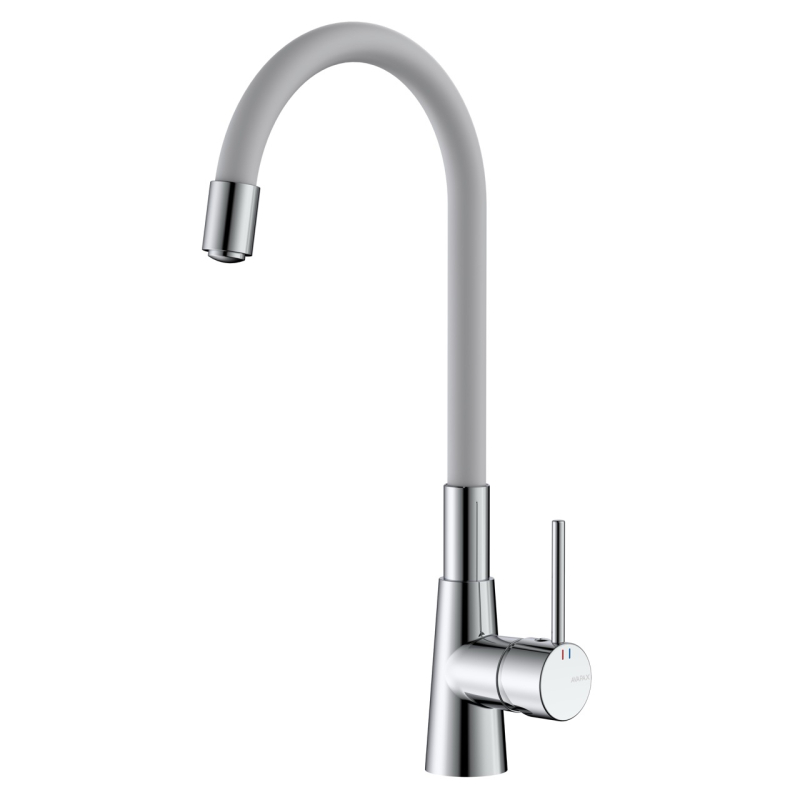 Bateria kuchenna stojąca z elastyczną wylewką Onclo chrom AVAPAX ABON7216F1