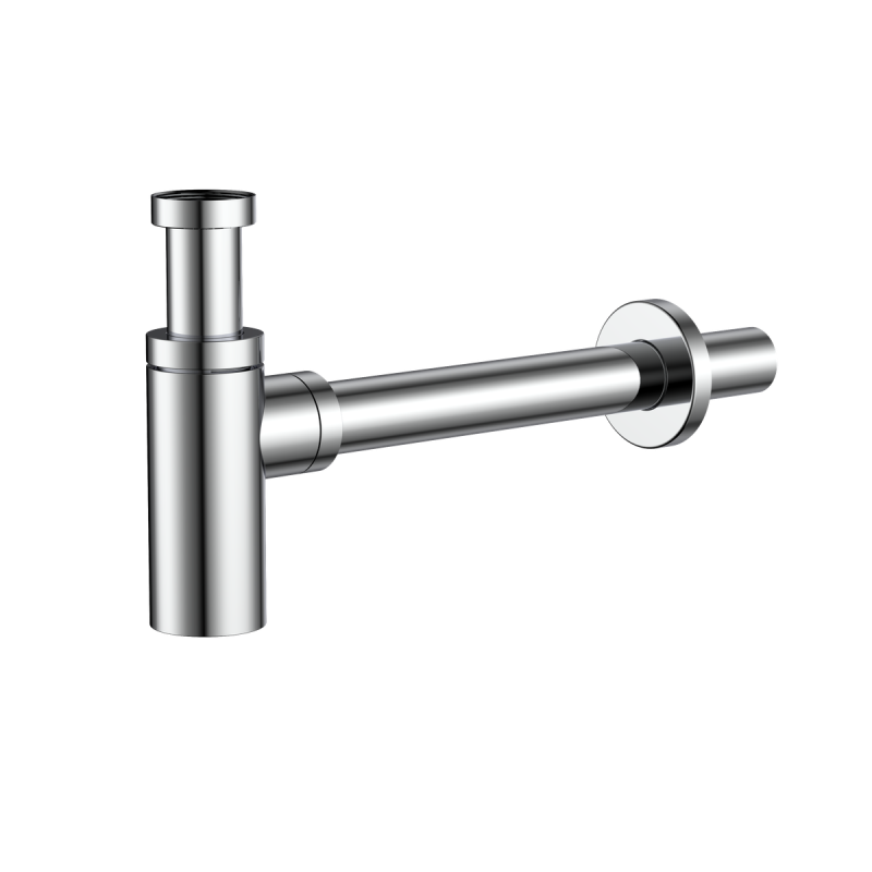 Syfon umywalkowy butelkowy stal nierdzewna Ronde chrom AVAPAX AFRO111111