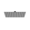 Głowica deszczowni kwadratowa stal nierdzewna 25 x 25 cm Cube gun metal AVAPAX AGCU221411