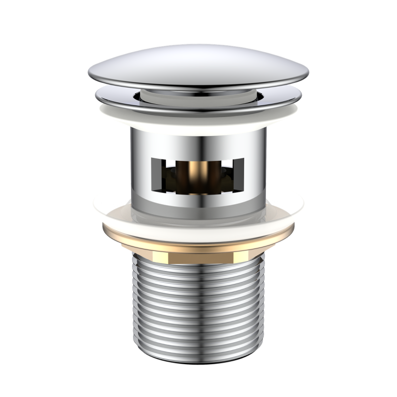 Korek Click Clack do umywalki z przelewem Hydrone chrom AVAPAX AKHY121111
