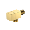 Zawór kątowy przyłączeniowy 1/2x3/8 mosiężny Cube złoty AVAPAX AOCU211211