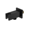 Przyłącze kątowe z uchwytem na słuchawkę proste Cube czarny AVAPAX APCU121311