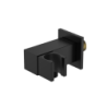 Przyłącze kątowe z uchwytem na słuchawke boczne Cube czarny AVAPAX APCU131311