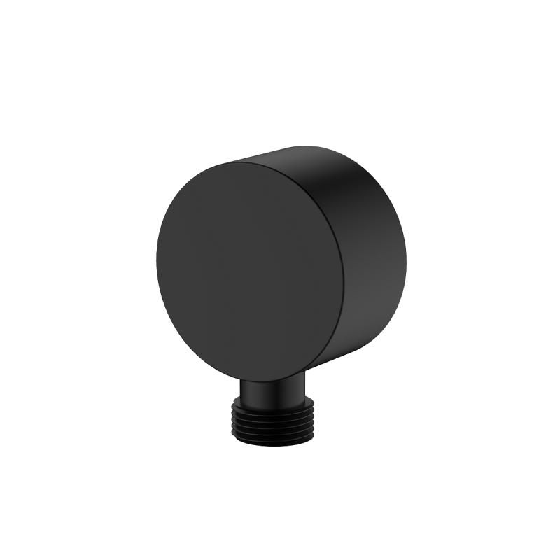 Przyłącze kątowe proste Ronde czarny AVAPAX APRO111311