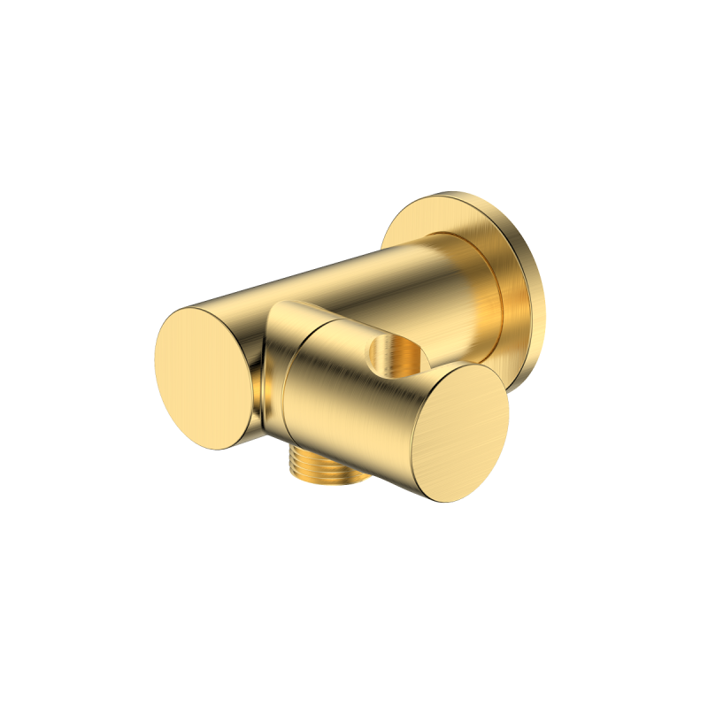 Przyłącze kątowe z uchwytem na słuchawke boczne Ronde złoty AVAPAX APRO131211