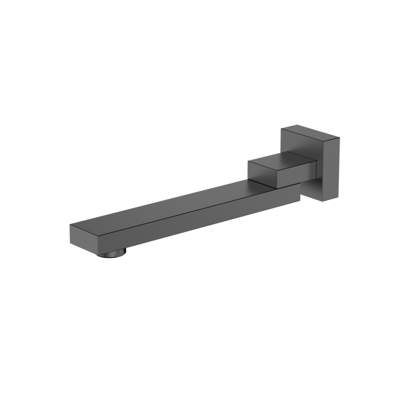 Wylewka wannowa do baterii podtynkowych Cube gun metal AVAPAX AYCU221411