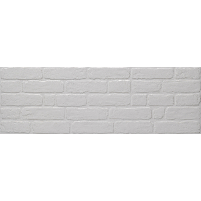 WALL BRICK WHITE MAT 30X90 REKT. GAT.1 (P.89707)