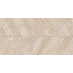 CHEVRON ARTWOOD BONE  MAT...