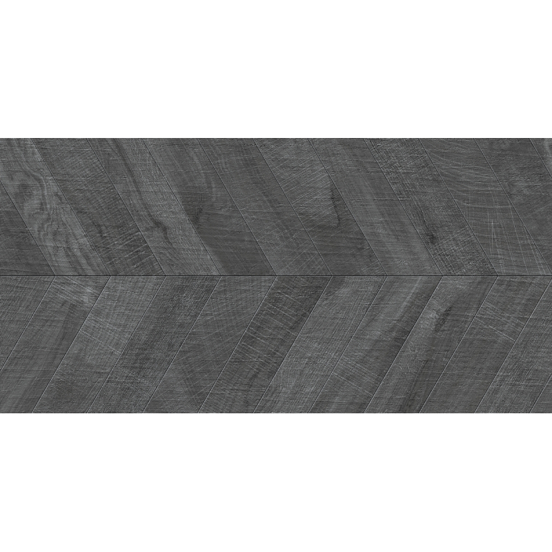 CHEVRON ARTWOOD BLACK MAT 60X120 REKT. GAT.1 (P.88511)