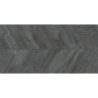 CHEVRON ARTWOOD BLACK MAT 60X120 REKT. GAT.1 (P.88511)