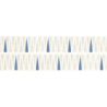 TERRACOTA DECOR BLANCO-AZUL MAT 30X90 REKT. GAT.1 (P.89447)