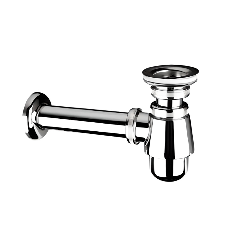 Syfon umywalkowy butelkowy niski 11/4x32mm chrom MCALPINE 220+255CB