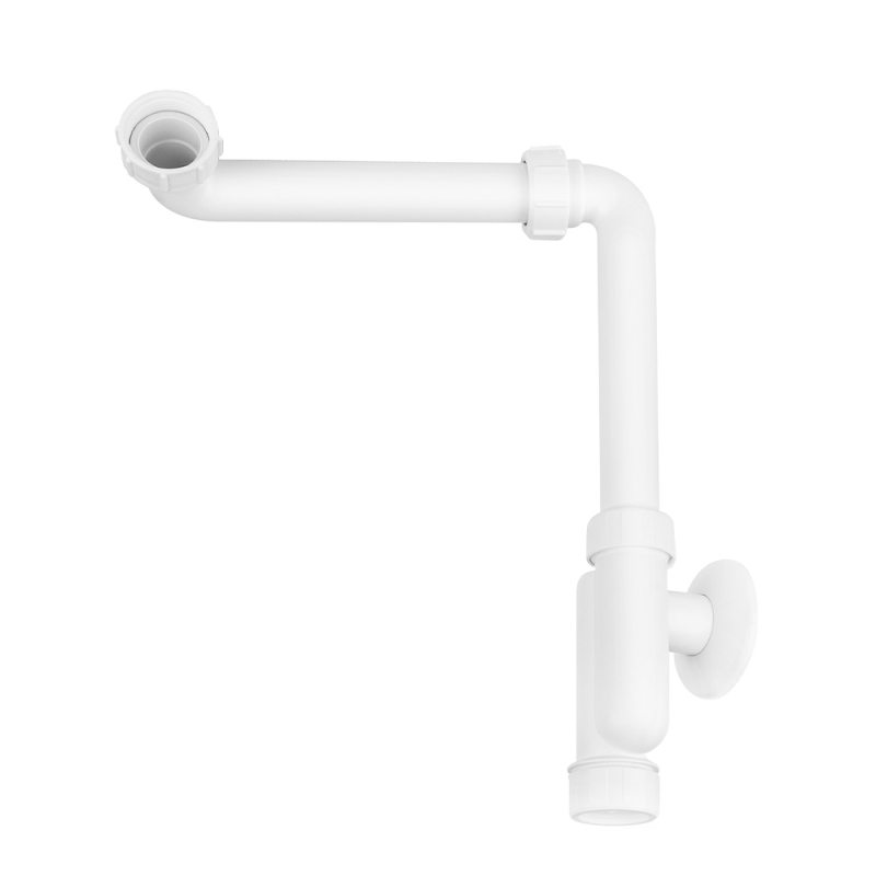 Syfon umywalkowy rurowy 11/4x32mm, bez spustu z rewizją, z przedłużką oszczedzającą miejsce MCALPINE HC13SPS-X32PF