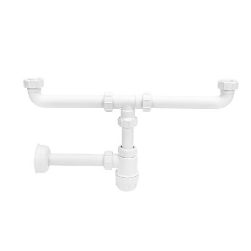 Syfon umywalkowy podwójny butelkowy 11/4x32mm, bez spustów MCALPINE HC2+PIPE