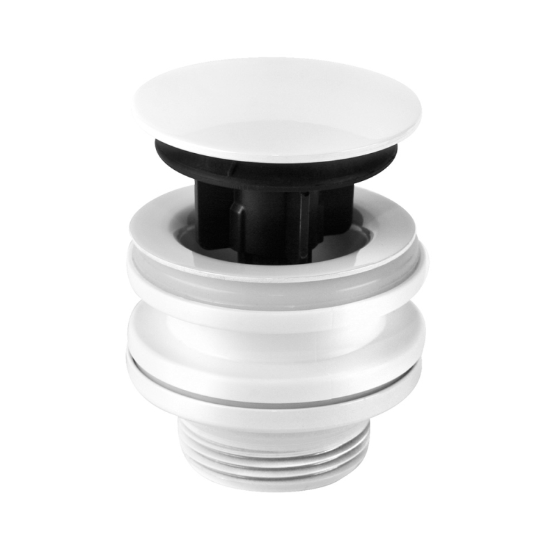 Korek autom.do umywalki 5/4 biały MCALPINE CWP60CB-WH