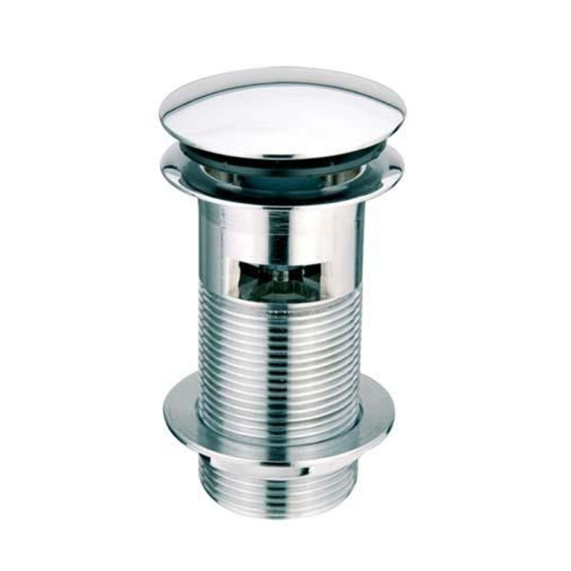 Spust umyw.klik-klak dekoracyjny 11/4x60mm z małą nakrętką z przelewem chrom MCALPINE CW60CB