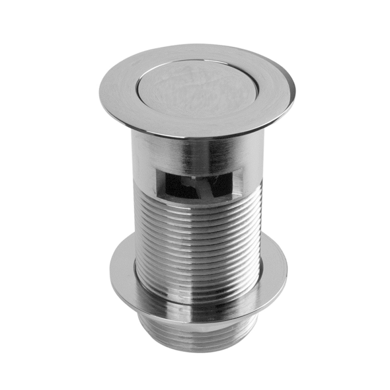 Spust umyw.klik-klak dekoracyjny 11/4x60mm z małą nakrętką z przelewem chrom MCALPINE CW60SPCB