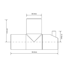 Zawór pod baterię dekoracyjny 1/2x10mm stal szczotkowana MCALPINE ANGVAL-10-SN