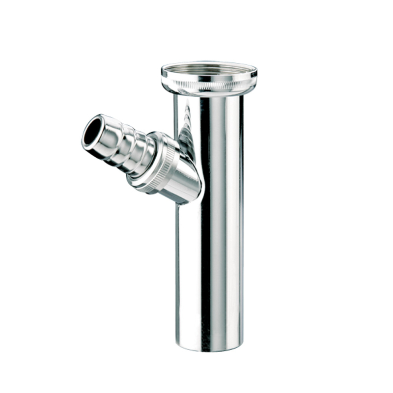 Przedłużka do syfonu umywalkowego 11/4x32mm z podłączeniem do pralki lub zmywarki chrom MCALPINE RS7