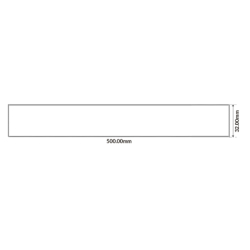 Przedłużka do syfonu umywalkowego 11/4x32mm l-500mm chrom MCALPINE RS3