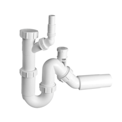 Syfon zlewozmywakowy rurowy...