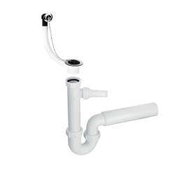 Syfon zlewozmywakowy rurowy...