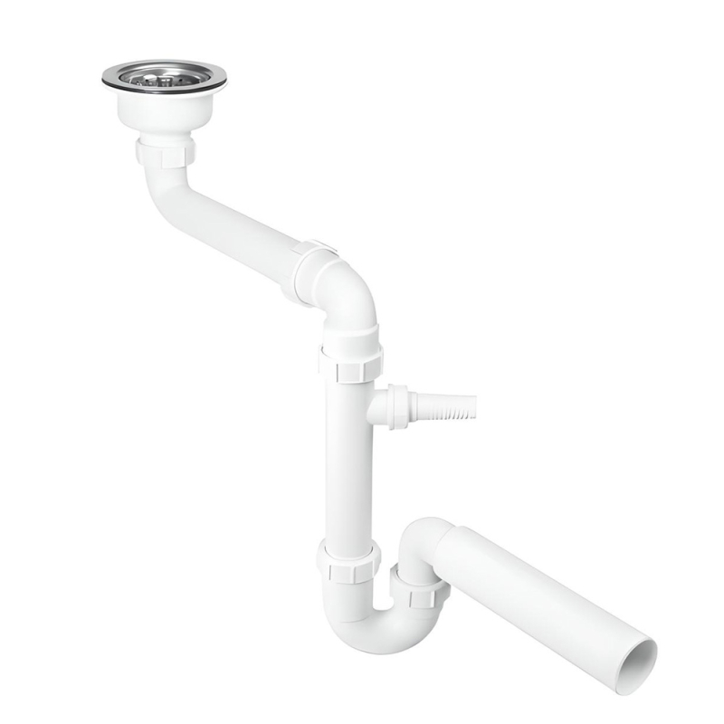 Syfon zlew.jednokom.ispust 2x3,5 MCALPINE HC7SSK1-POL