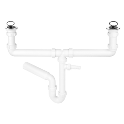 Syfon zlewozmywakowy rurowy...