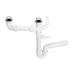 Syfon zlewozmywakowy rurowy...